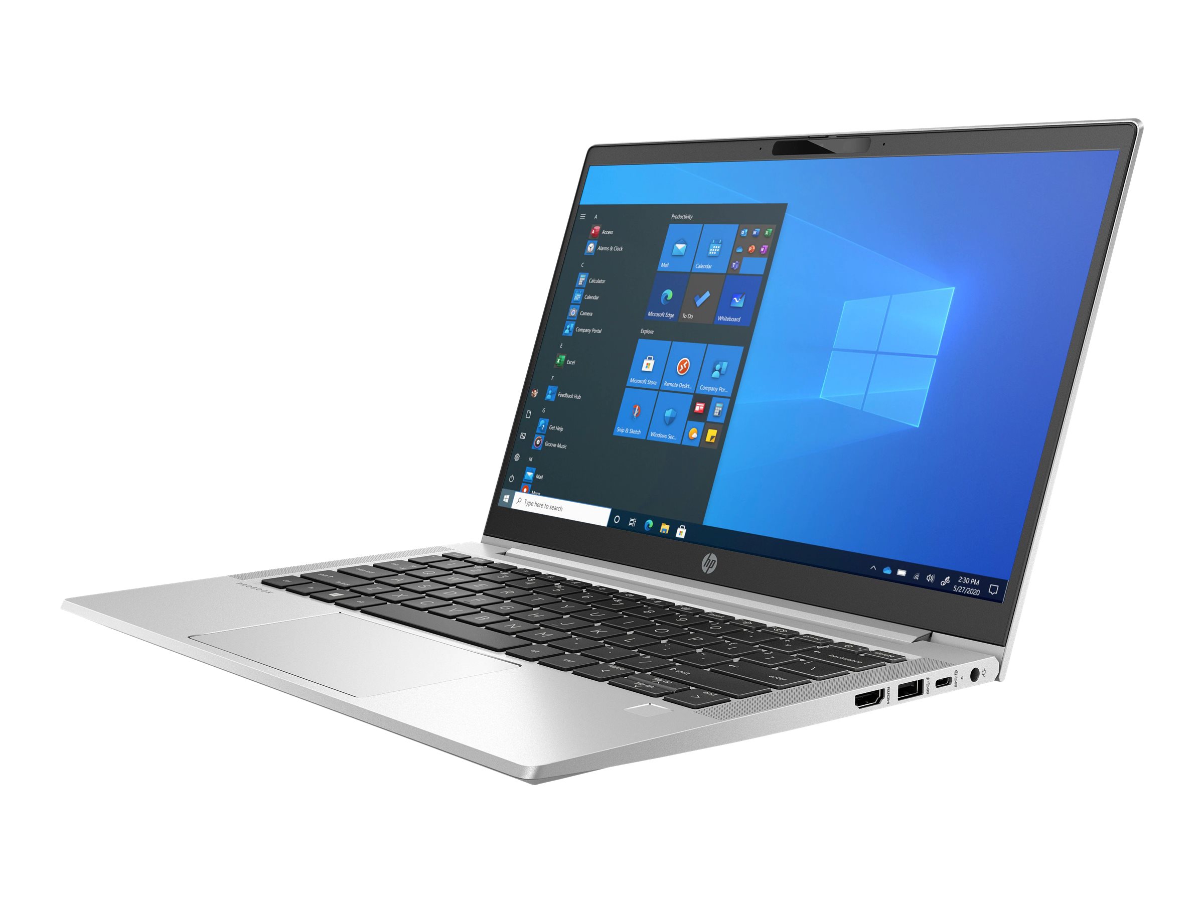 HP ProBook 430 G8 Notebook - Intel Core i5 1135G7 / 2.4 GHz - Win 11 Pro - Intel Iris Xe Grafikkarte - 8 GB RAM - 256 GB SSD NVMe, HP Value - 33.8 cm (13.3") -  IPS 1920 x 1080 (Full HD) - Wi-Fi 6 - Kunststoff in Pike Silver - kbd: Deutsch - Neu