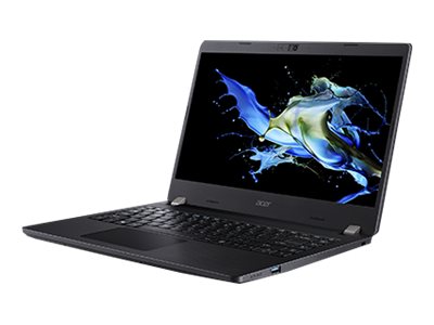 Acer TravelMate P2 TMP214-52-P3A9 - Intel Pentium Gold 6405U / 2.4 GHz - Win 10 Pro 64-bit National Academic - UHD Graphics - 4 GB RAM - 128 GB SSD NVMe - 35.6 cm (14") -  IPS 1920 x 1080 (Full HD) - Wi-Fi 6 - Schiefer schwarz - kbd: Deutsch - Neu