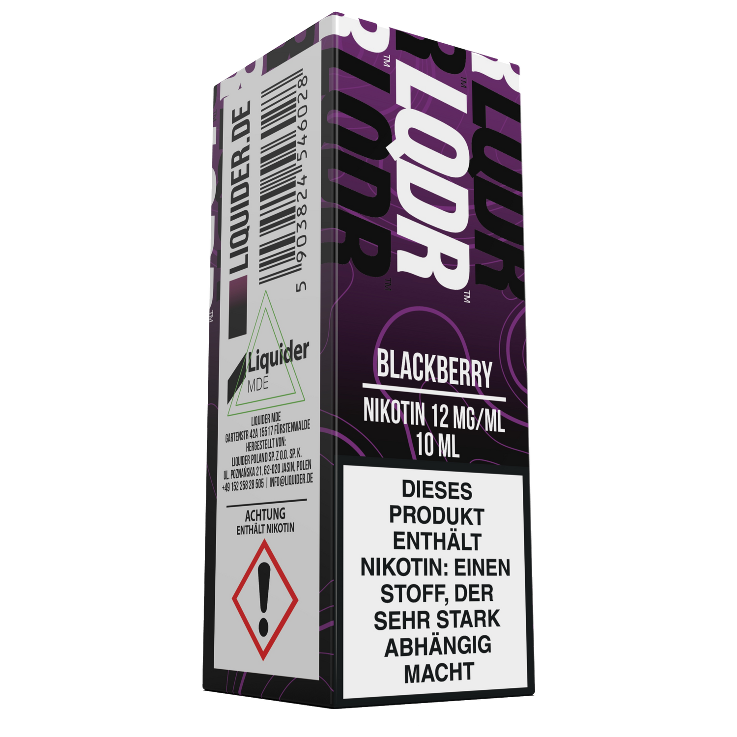 Liquider - Blackberry E-Zigaretten Liquid 12 mg/ml