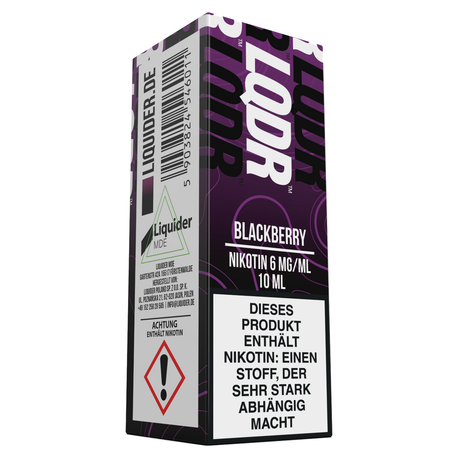 Liquider - Blackberry E-Zigaretten Liquid 6 mg/ml