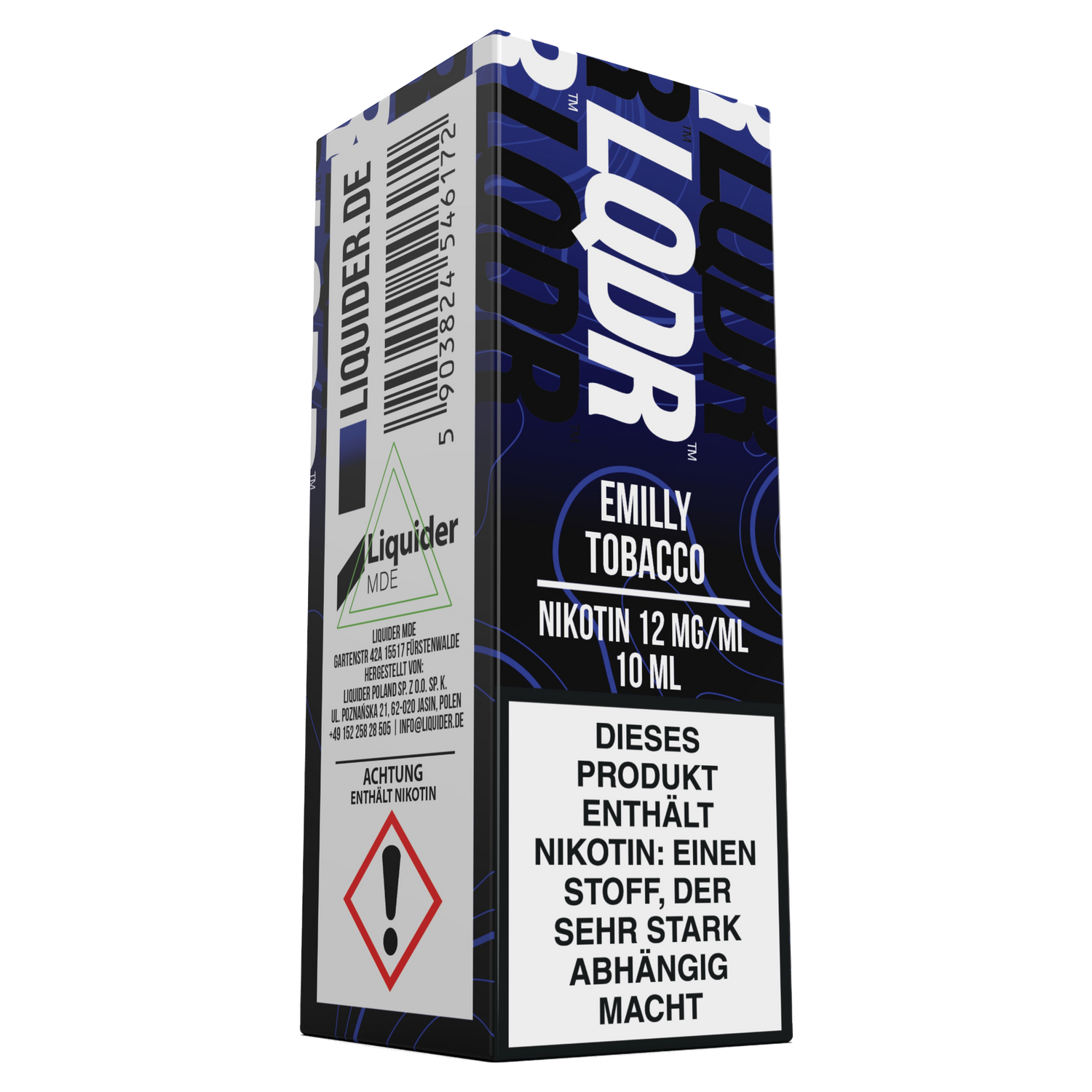 Liquider - Emilly Tobacco E-Zigaretten Liquid 12 mg/ml