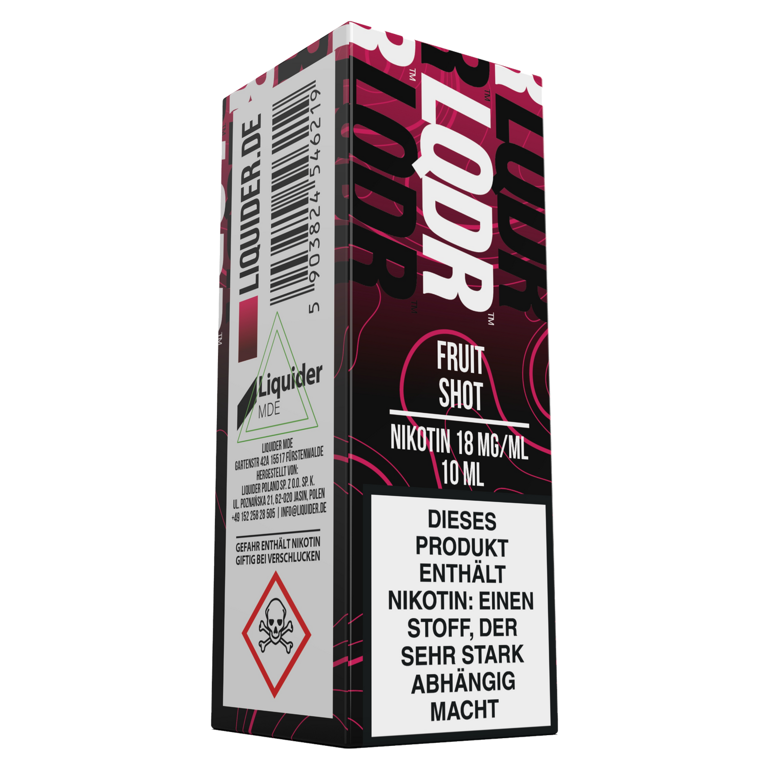 Liquider - Fruit Shot E-Zigaretten Liquid 18 mg/ml