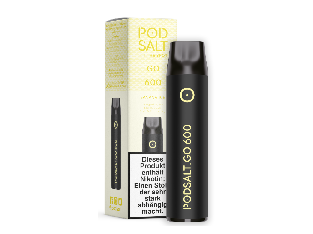 Pod Salt - Go 600 Einweg E-Zigarette Orange Ice 20 mg/ml