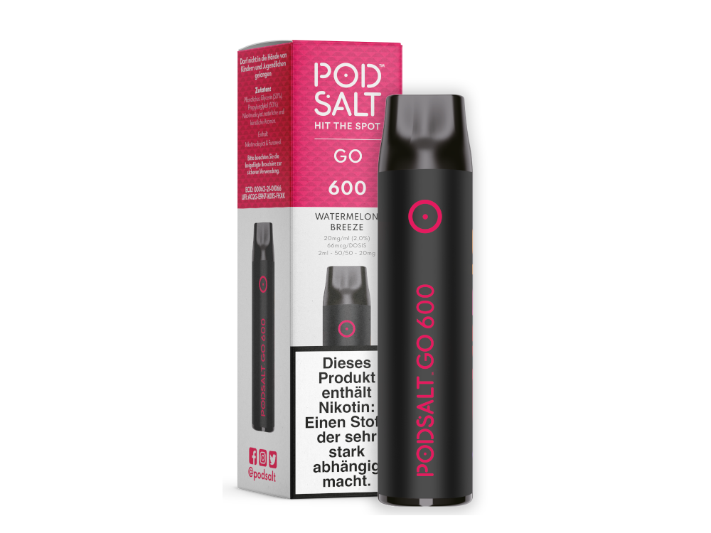 Pod Salt - Go 600 Einweg E-Zigarette Orange Ice 20 mg/ml