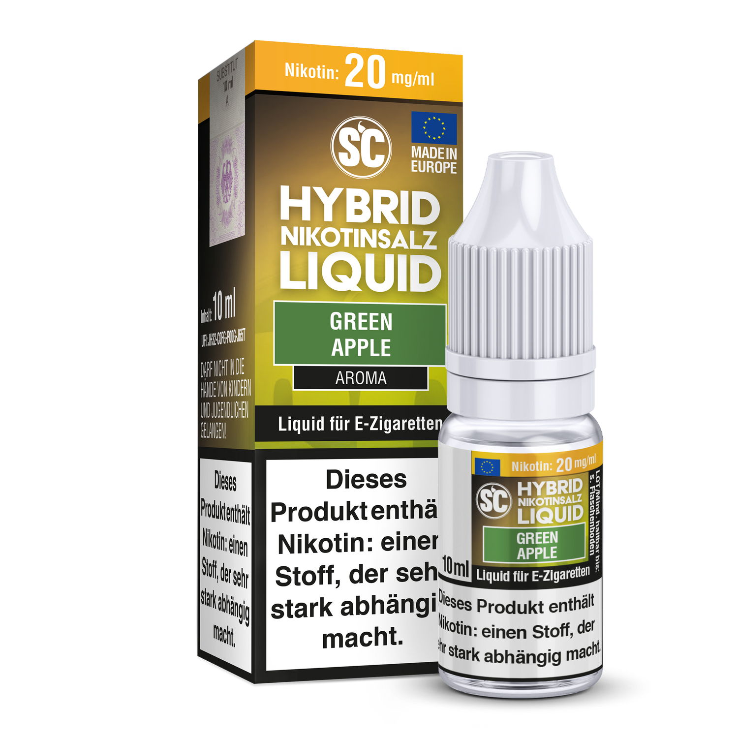 SC - Green Apple - Hybrid Nikotinsalz Liquid 10 mg/ml