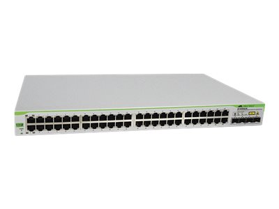 Allied Telesis AT GS950/48 WebSmart Switch - Switch -  managed - 48 x 10/100/1000 + 4 x Shared SFP - Desktop - Refurbished