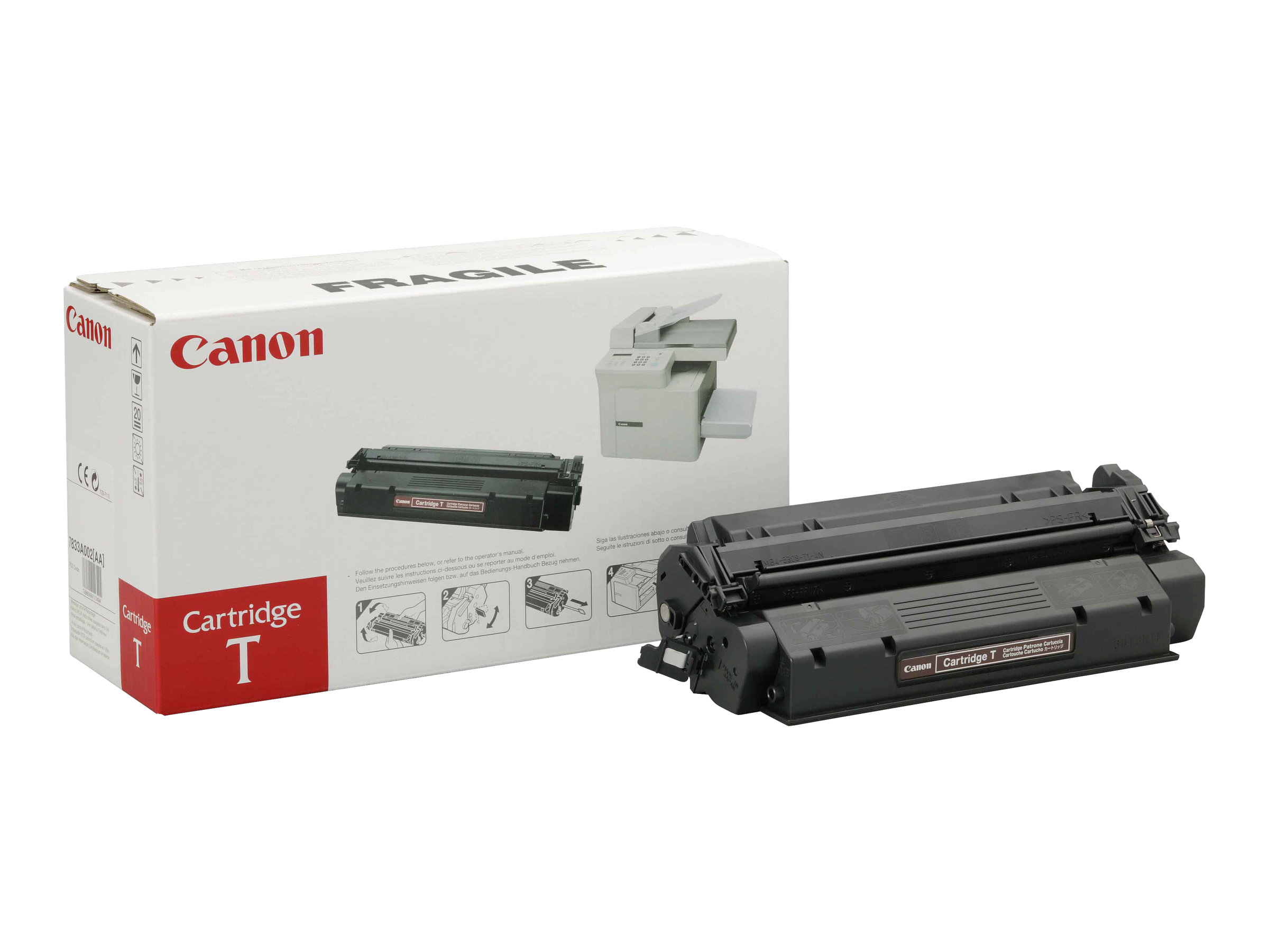 Canon T - Schwarz - Original - Schwarz - Tonerpatrone -  für FAX L380 - L380S - L390 - L400; ImageCLASS D320 - D340; LASER CLASS 310 - 510; PCD320 - D340 - Bulk
