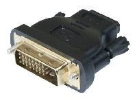 generic - Videoadapter - DVI-D männlich zu HDMI weiblich - Schwarz - Daumenschrauben