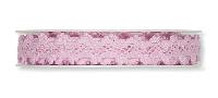 Häkelspitze waschbar 30° 15 mm 7 m rosa