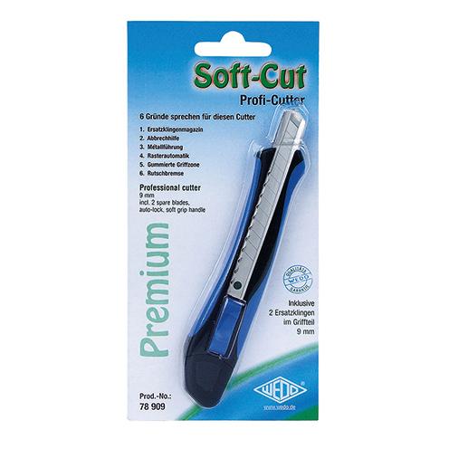 Cutter Soft-Cut Premium inkl. 2 Ersatzklingen 9 mm