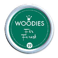 Woodies Farbwelt Stempelkissen ø 35 mm  dunkelgrün