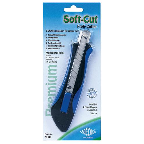 Cutter Soft-Cut Premium inkl. 2 Ersatzklingen 18 mm