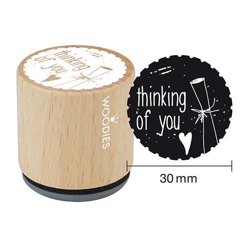 Woodies Stempel thinking of you ø 30 mm