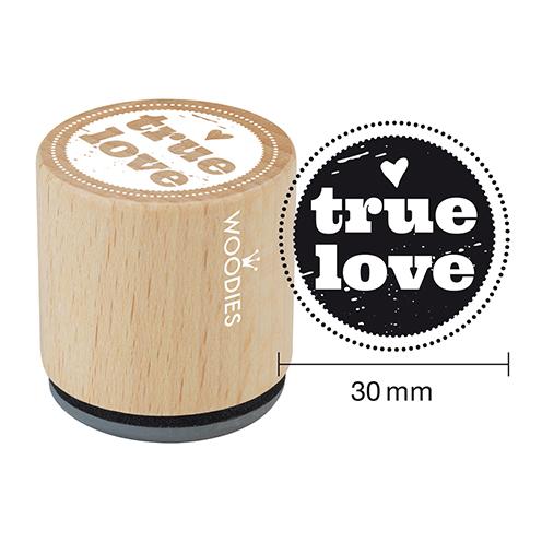 Woodies Stempel true love ø 30 mm