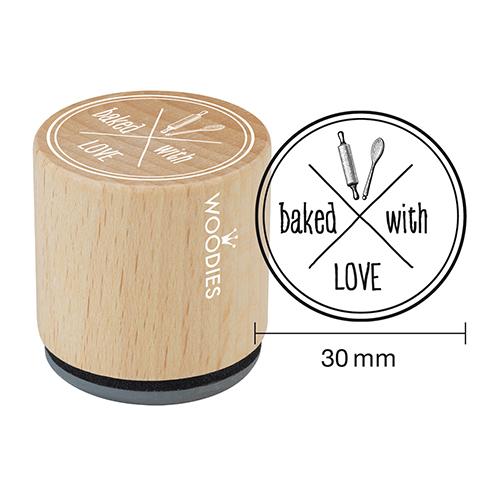 Woodies Stempel baked with LOVE 1 ø 30 mm