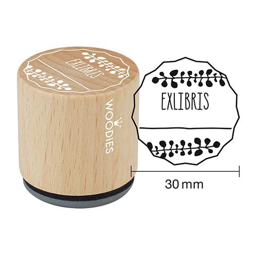 Woodies Stempel EXLIBRIS 4 ø 30 mm