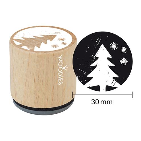 Woodies Stempel christmas tree ø 30 mm