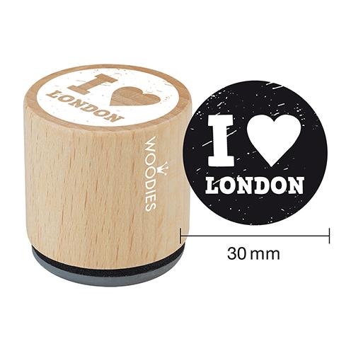 Woodies Stempel I love London ø 30 mm