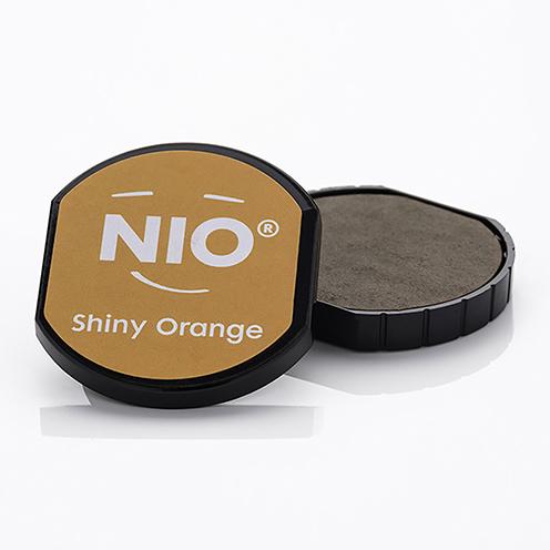 NIO Stempelkissen NI1007  ø 40 mm  shiny orange