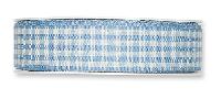 Dekoband Vichy Karo waschbar 30° 25 mm 25 m hellblau weiß