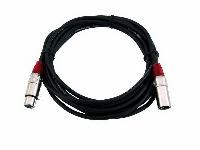 Kabel MC-50R, 5m, rot, XLR m/f, sym