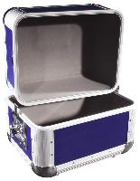 ROADINGER Platten-Case ALU 50/50 abgerundet d.blau