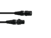SOMMER CABLE DMX Kabel XLR 3pol 1m sw Hicon