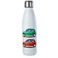 Fiat 500 Retro reusable thermal insulated drinking bottle made of stainless steel 500ml