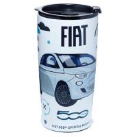 Fiat 500 E wiederverwendbare isolierte Edelstahl Trinkflasche 500ml