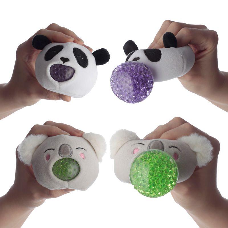 Queasy Squeezies Zootiere Plüsch Quetschtiere Spielzeug (Koala/Panda) (pro Stück)