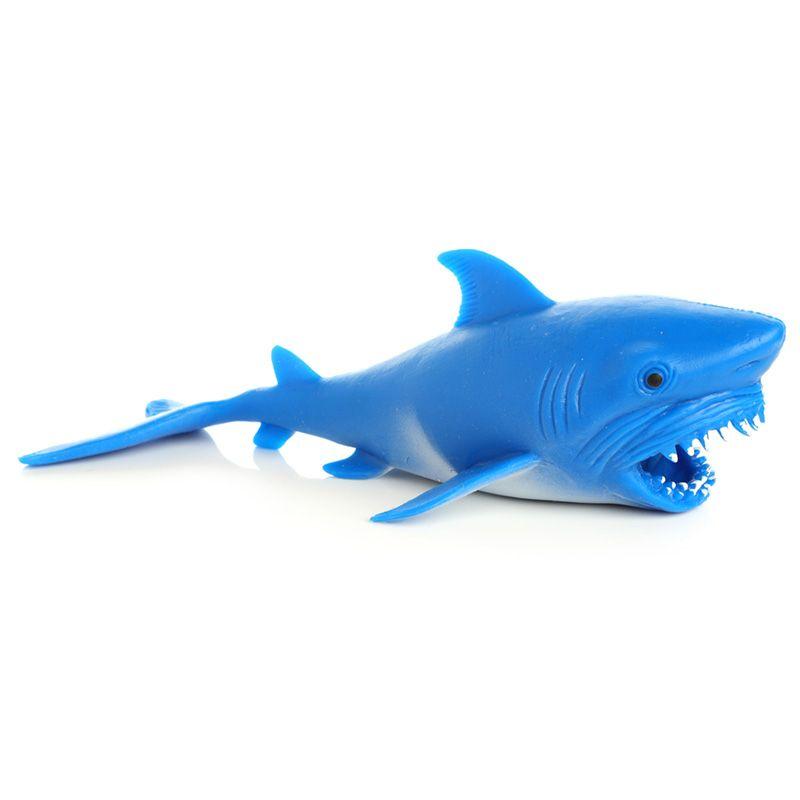 Dehnbares und quetschendes Hai Spielzeug (pro Stück)