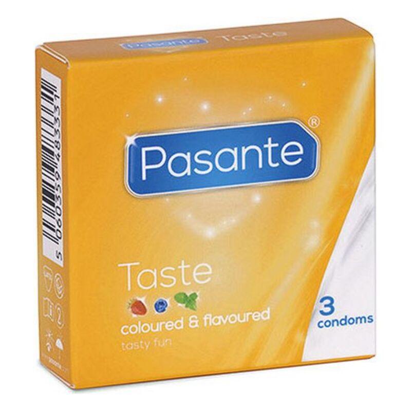 Kondome Pasante Taste Blaubeere / Minze / Erdbeeren 3 Stück