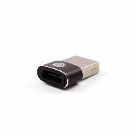 USB A zu USB-C-Kabel CoolBox COO-ADAPCUC2A Schwarz