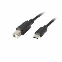Kabel USB C Lanberg CA-USBA-13CC-0018-BK 1,8 m Schwarz