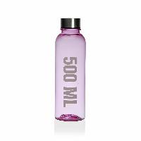 Wasserflasche Versa Rosa 500 ml Stahl polystyrol Verbindung 6,5 x 21,5 x 6,5 cm