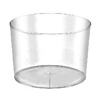 Mehrweg-Gläser-Set Algon niedrig Durchsichtig 230 ml Kunststoff 5 Stück