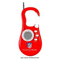 Tragbares Radio Atlético Madrid Rot