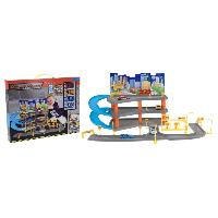 Tender Toys Parkhaus-Spielset mit 4 Autos 62x31x33 cm Grau und Blau