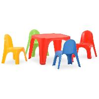 vidaXL Tisch- und Stuhlset für Kinder PP
