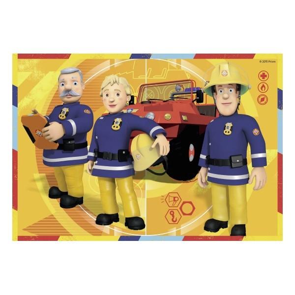 Feuerwehrmann Sam - Puzzle 2x12 Teile