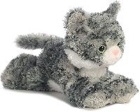 Mini Flopsies Lily graue Tabby Katze ca. 21 cm - Plüschfigur