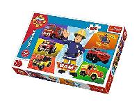 Puzzle Feuerwehrmann Sam Fahrzeuge - 100 Teile