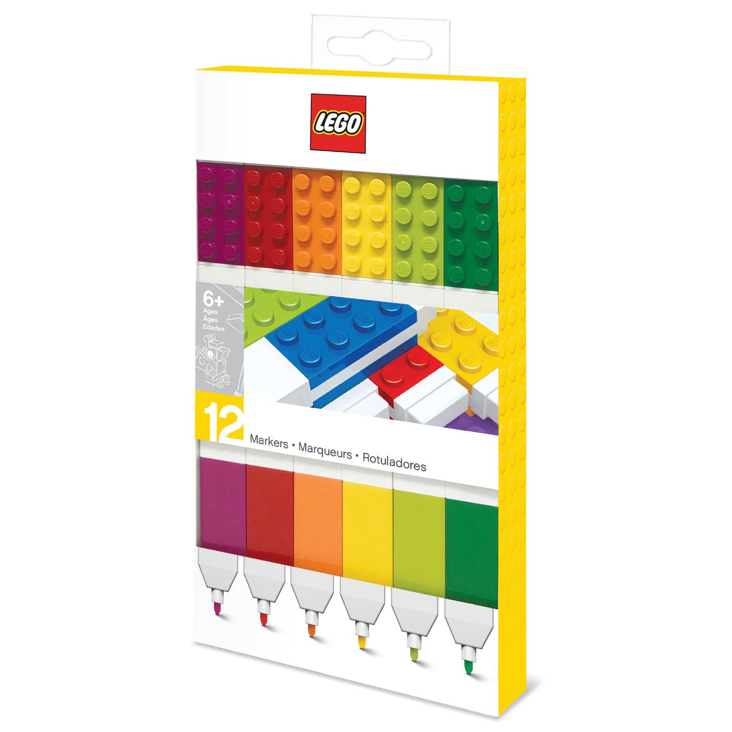 LEGO® Filzstifte - 12 verschiedene Farben