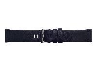 Samsung Strap Studio Essex Leather Band - Uhrarmband für Smartwatch - Schwarz - für Samsung Gear S3 Classic, Gear S3 Frontier; Galaxy Watch (46 mm) -  Armband Essex von Strap Studio (22 mm) - Neu