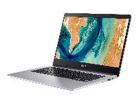 Acer Chromebook 314 CB314-2H - MT8183 / 2 GHz - Chrome OS - Mali-G72 MP3 - 4 GB RAM - 64 GB eMMC - 35.6 cm (14") -  1920 x 1080 (Full HD) - Wi-Fi 5 - Reines Silber - kbd: Deutsch - B-Ware
