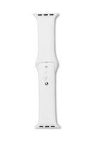eSTUFF ES660161 - Band - Smartwatch - Weiß - Apple - Watch 44mm - Silikon -  Silicone Strap for Apple Watch - Neu