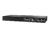 Cisco Small Business SG110-24 - Switch - unmanaged -  22 x 10/100/1000 + 2 x Kombi-Gigabit-SFP - an Rack montierbar - Neu