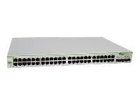 Allied Telesis AT GS950/48 WebSmart Switch - Switch -  managed - 48 x 10/100/1000 + 4 x Shared SFP - Desktop - Neu